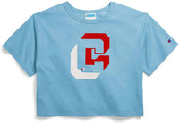 Champion - Women's 3D-Look Logo Cropped T-Shirt