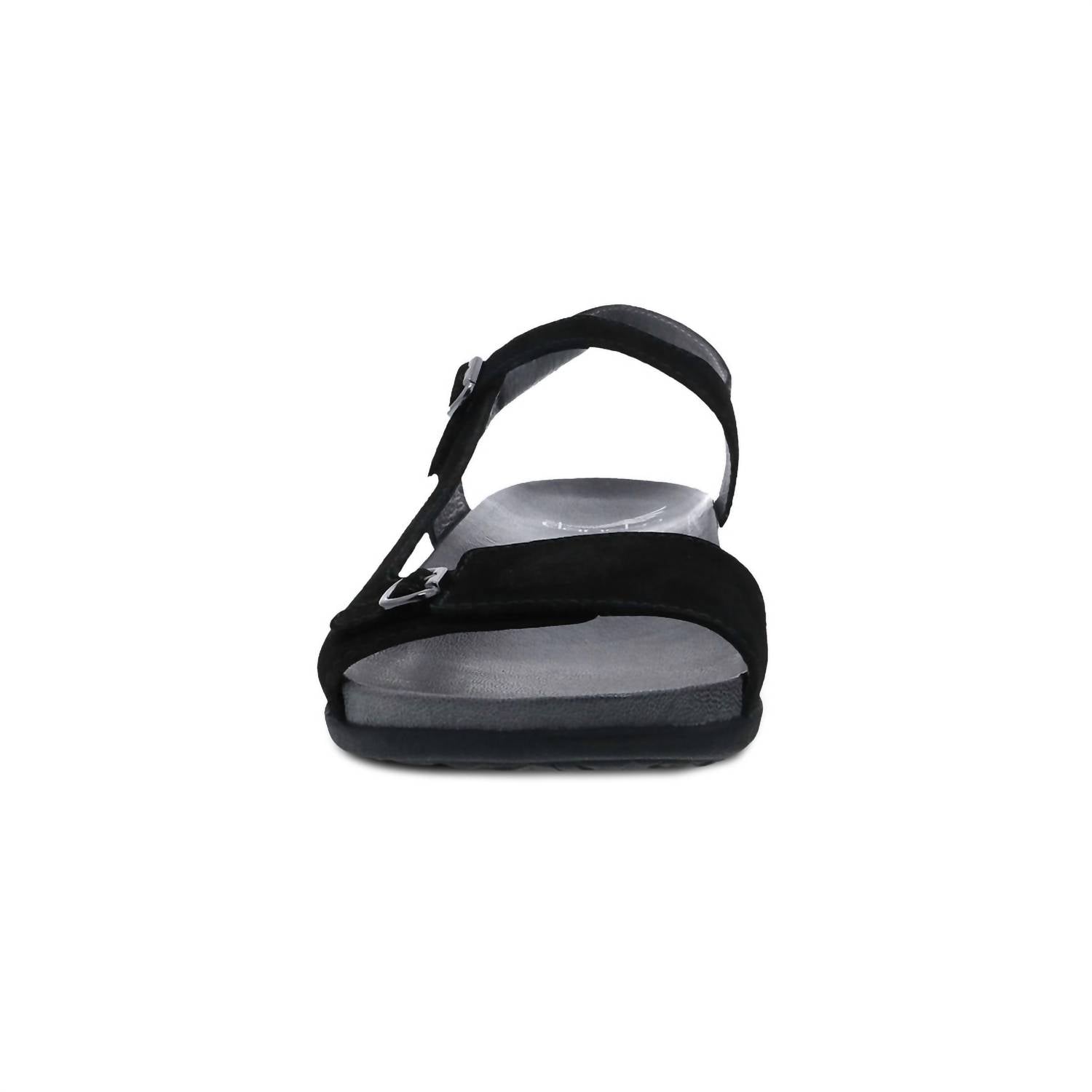 dansko WOMEN'S JORDYN SANDAL in black nubuck - women's sandal - alternate view