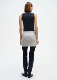 Enza Costa - SILK LAYERING MOCKNECK SWEATER