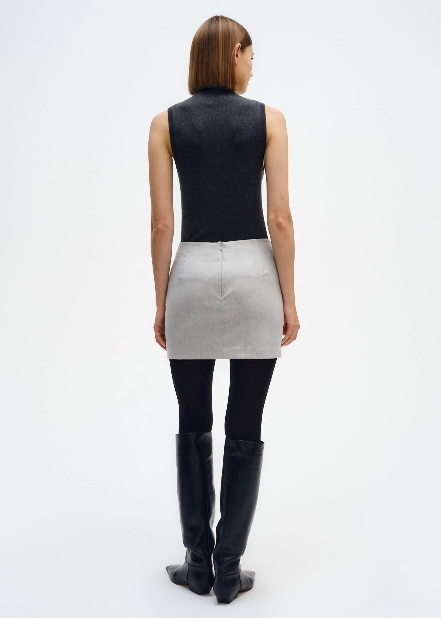 Enza Costa - SILK LAYERING MOCKNECK SWEATER