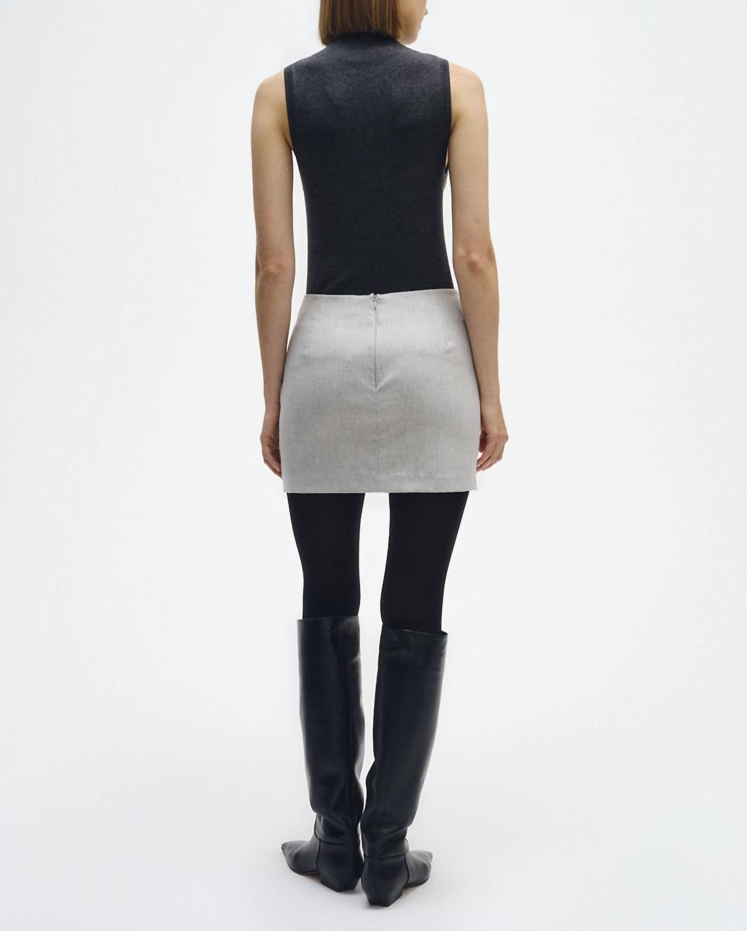 Enza Costa - SILK LAYERING MOCKNECK SWEATER