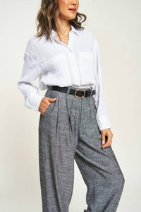 Oliver Logan - Evanston Linen Blend Trouser