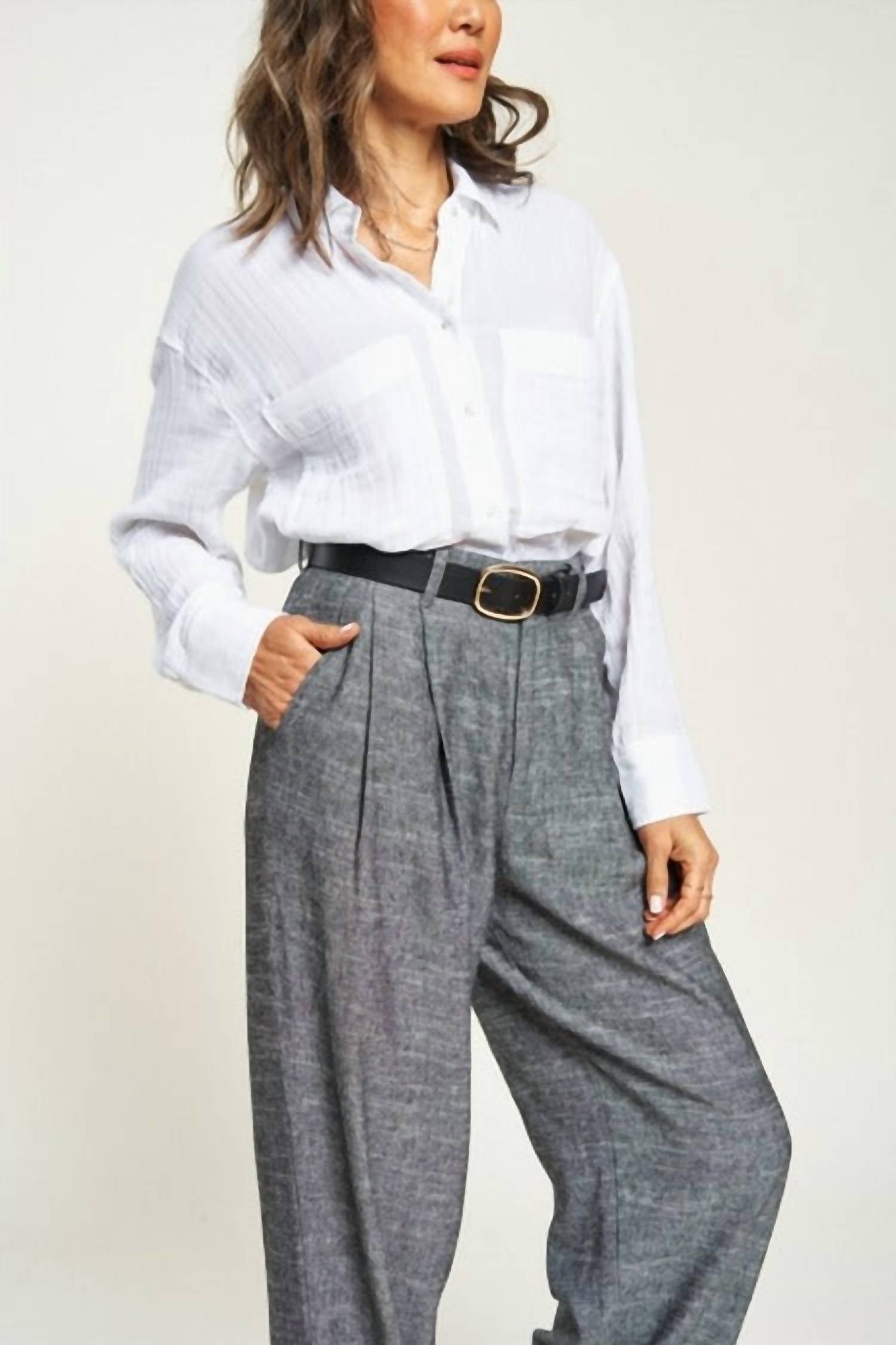 Oliver Logan - Evanston Linen Blend Trouser