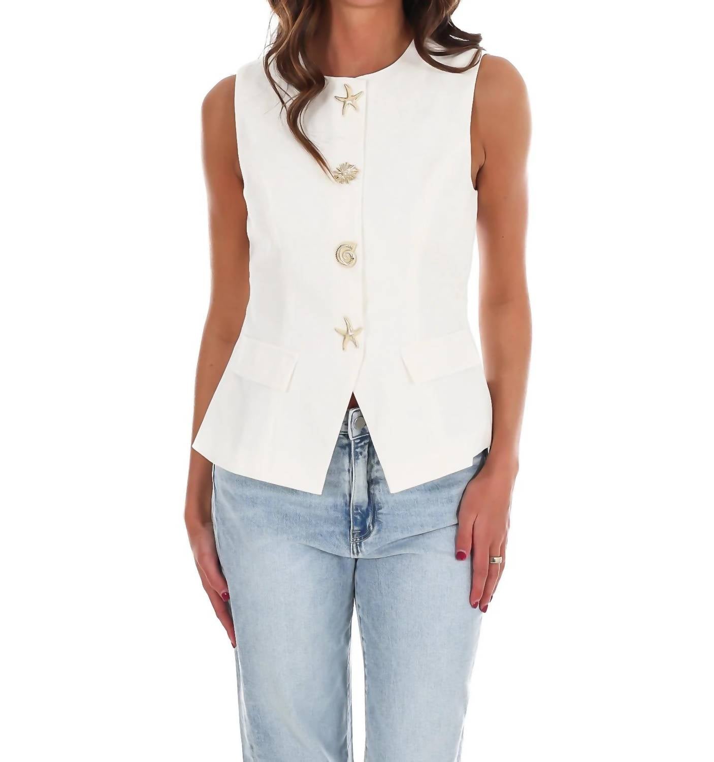 Entro - Sandbar Button Up Top