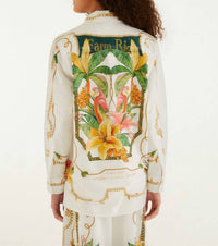 Farm Rio - TROPICAL ROYALTY LONG SLEEVE SHIRT