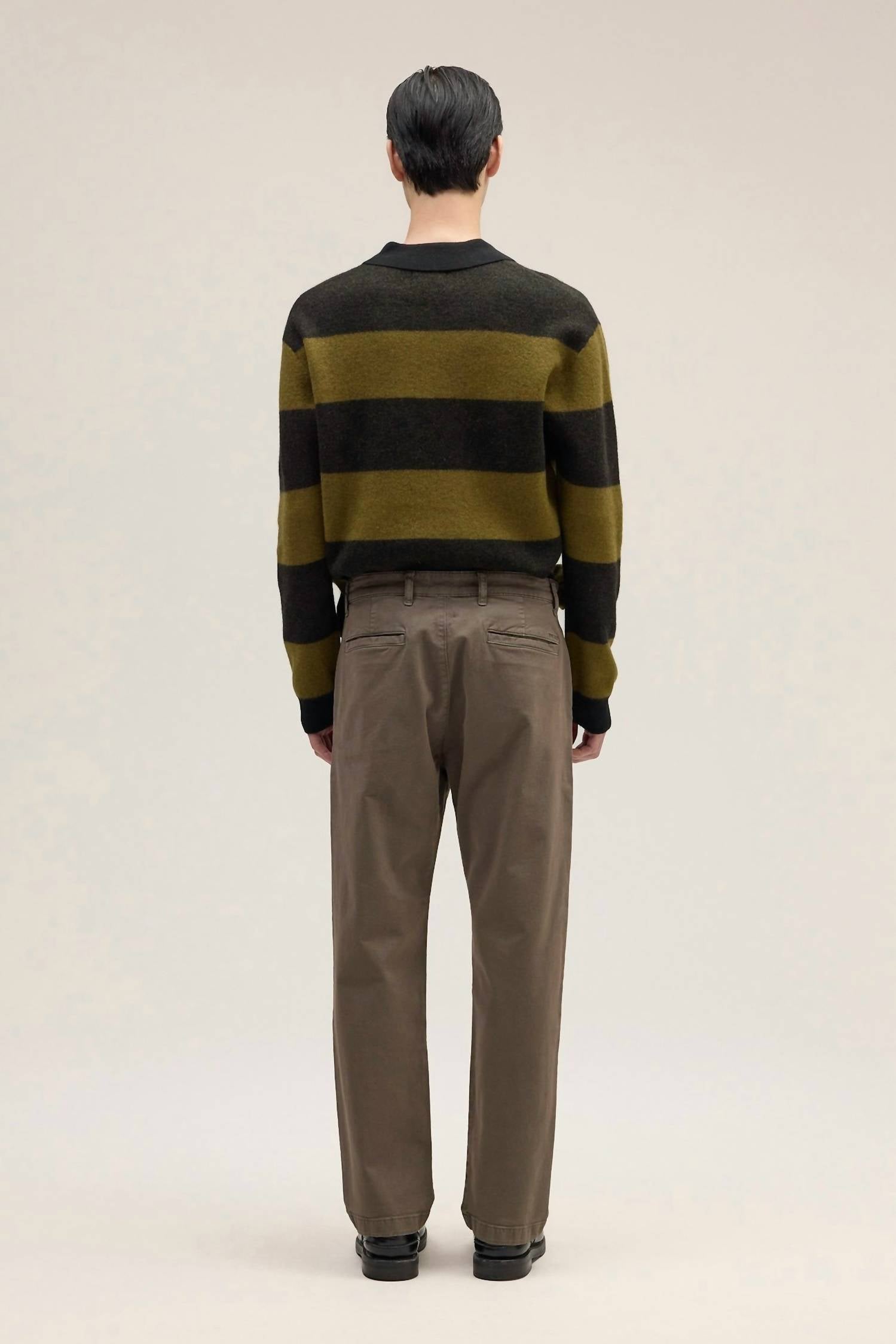 NN07 Men's Aden Straight Leg Jeans in mable husk - men's jeans - detail view