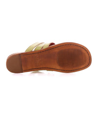 Bedstu - Women's Yoli Slip-on Leather Thong Sandal