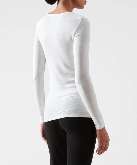 Atm - Micro Modal Rib V-Neck Tee Top