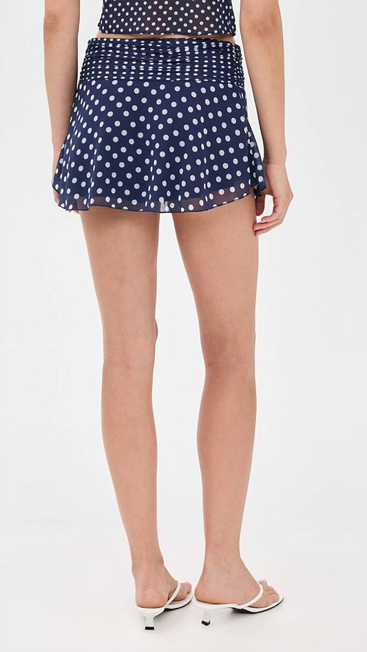 Guizio - Chiffon Slit Mini Skirt