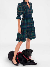 Gretchen Scott - Plaidly Cooper Teardrop Dress