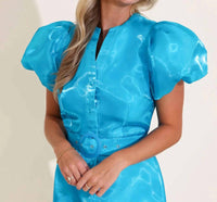 Alden Adair Blakely Mini Dress in ultramarine - women's dress - view 4