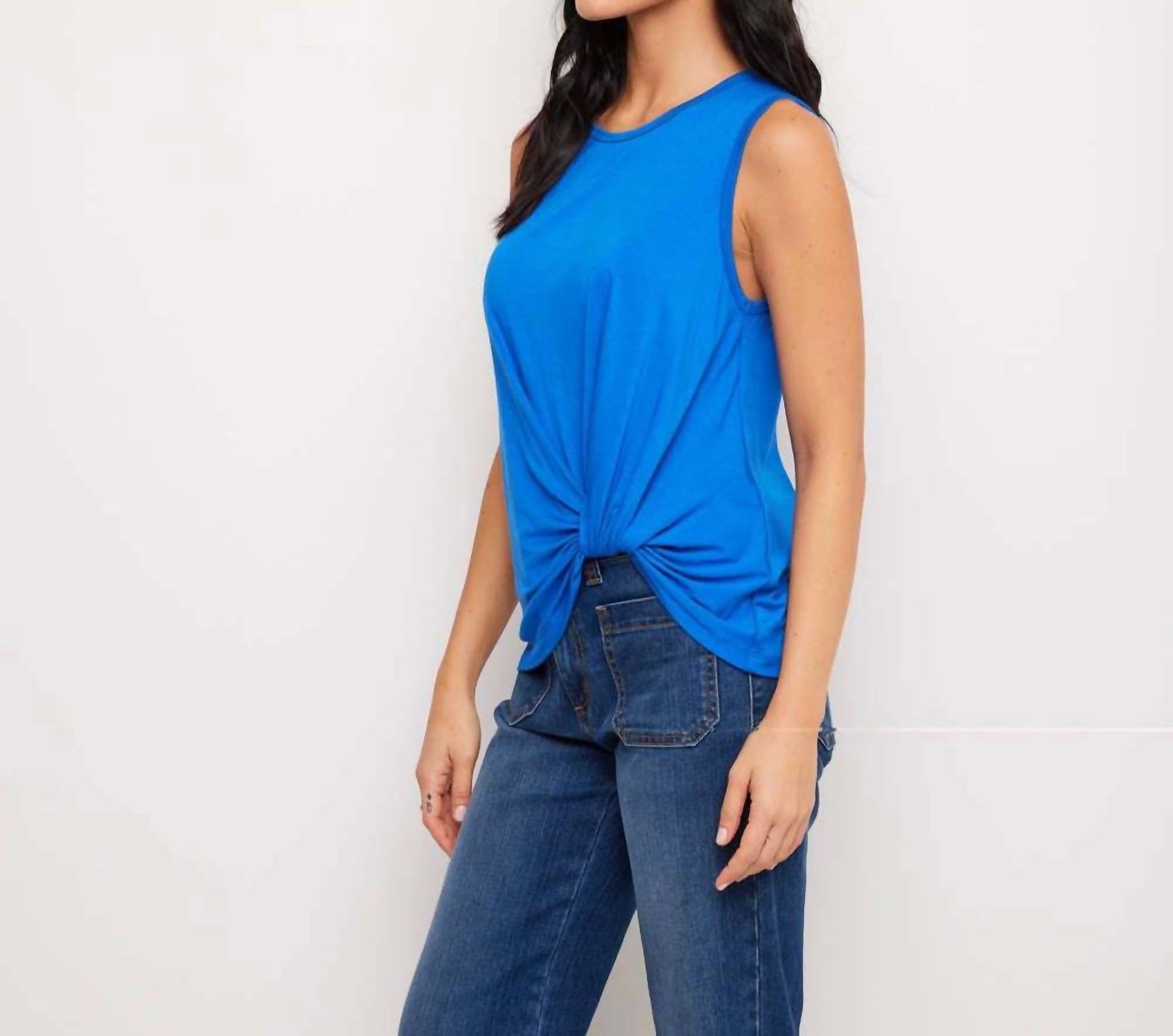 Karen Kane - Sleeveless Pick-Up Top