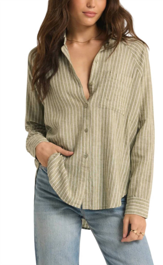 Z Supply - PERFECT LINEN STRIPE TOP