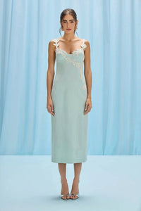 Patbo - Aquamist Linen Midi Dress