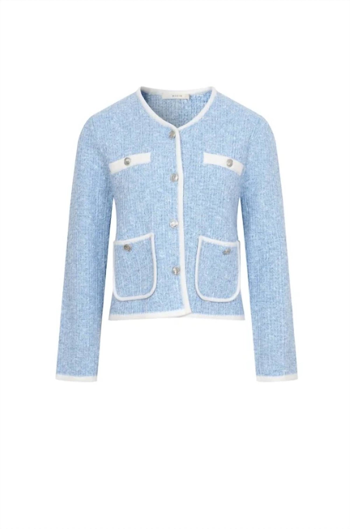 Rivir - Women's Round Neck Sweater Jacket