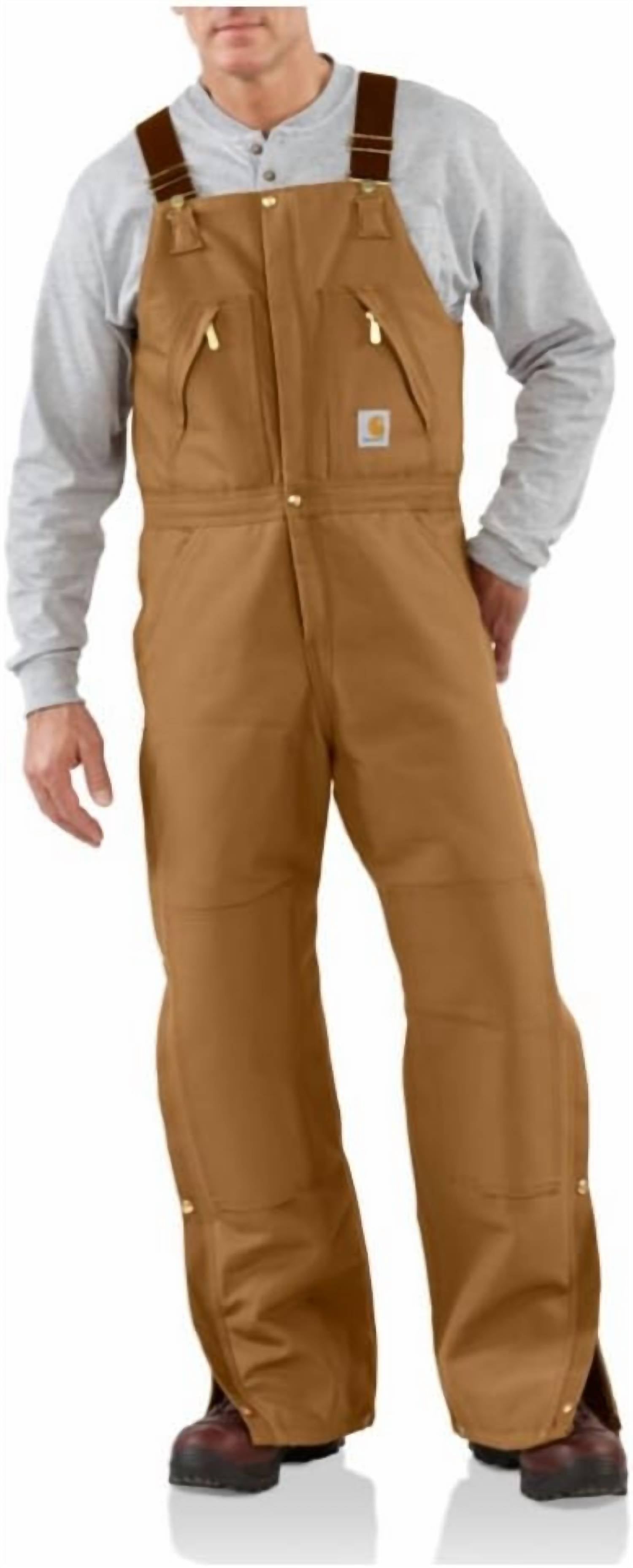 Carhartt - Duck Bib Zip Hip Bib Quilt Overall