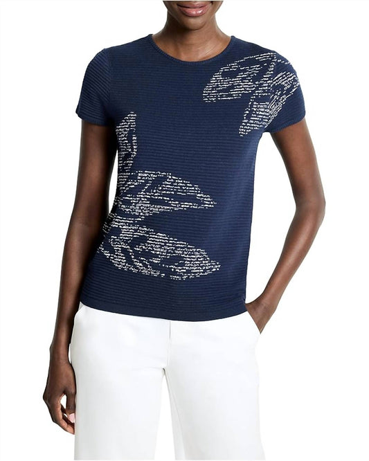Nic + Zoe - MIDNIGHT GARDEN SWEATER TEE