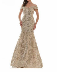 Colors Dress - Embroidered Fit And Flare Gown