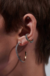 Demarson - Women's Mini Pave Calypso Hoop