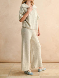 Miou Muse - Salt And Pepper Knitted Pants