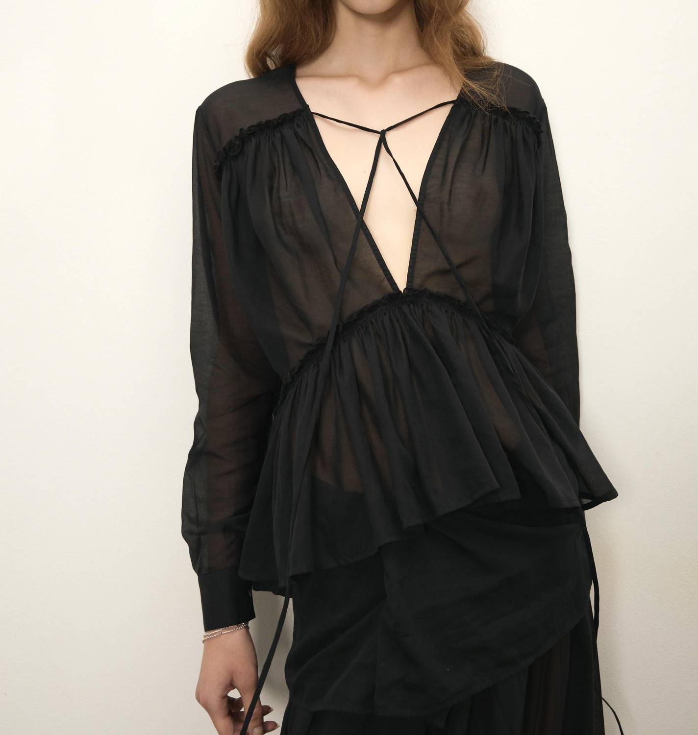 Paris Georgia - Silk Voile Top
