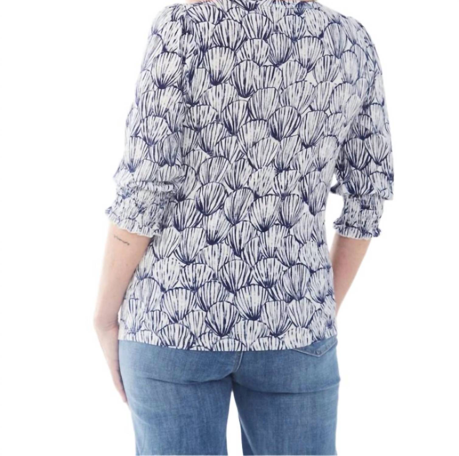 Fdj - Shell Etching Print Top