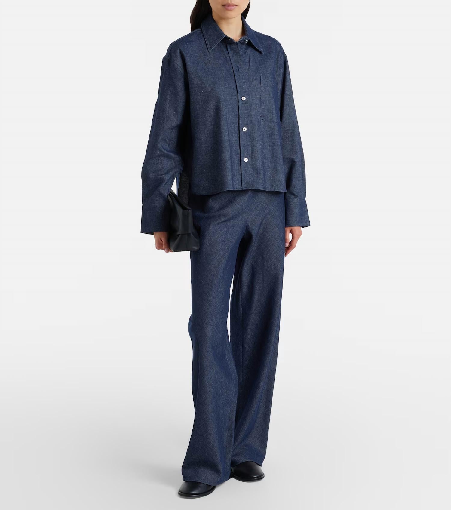 Vince - Colette Chambray Bias Pants