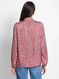 Nic + Zoe - Herringbone Stamp Top