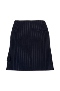 Saemdi - Pinstripe Skirt