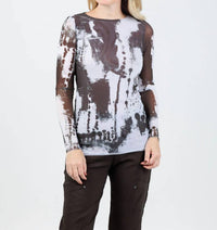 Amb Designs - Florence Double Sheer Top