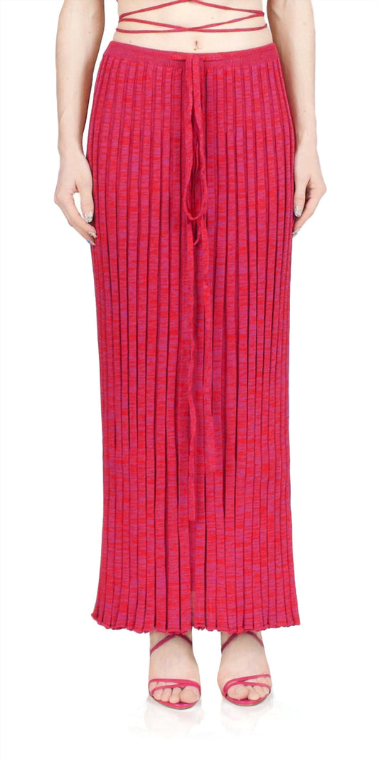 Christopher Esber - Pleated Knit Tie Skirt