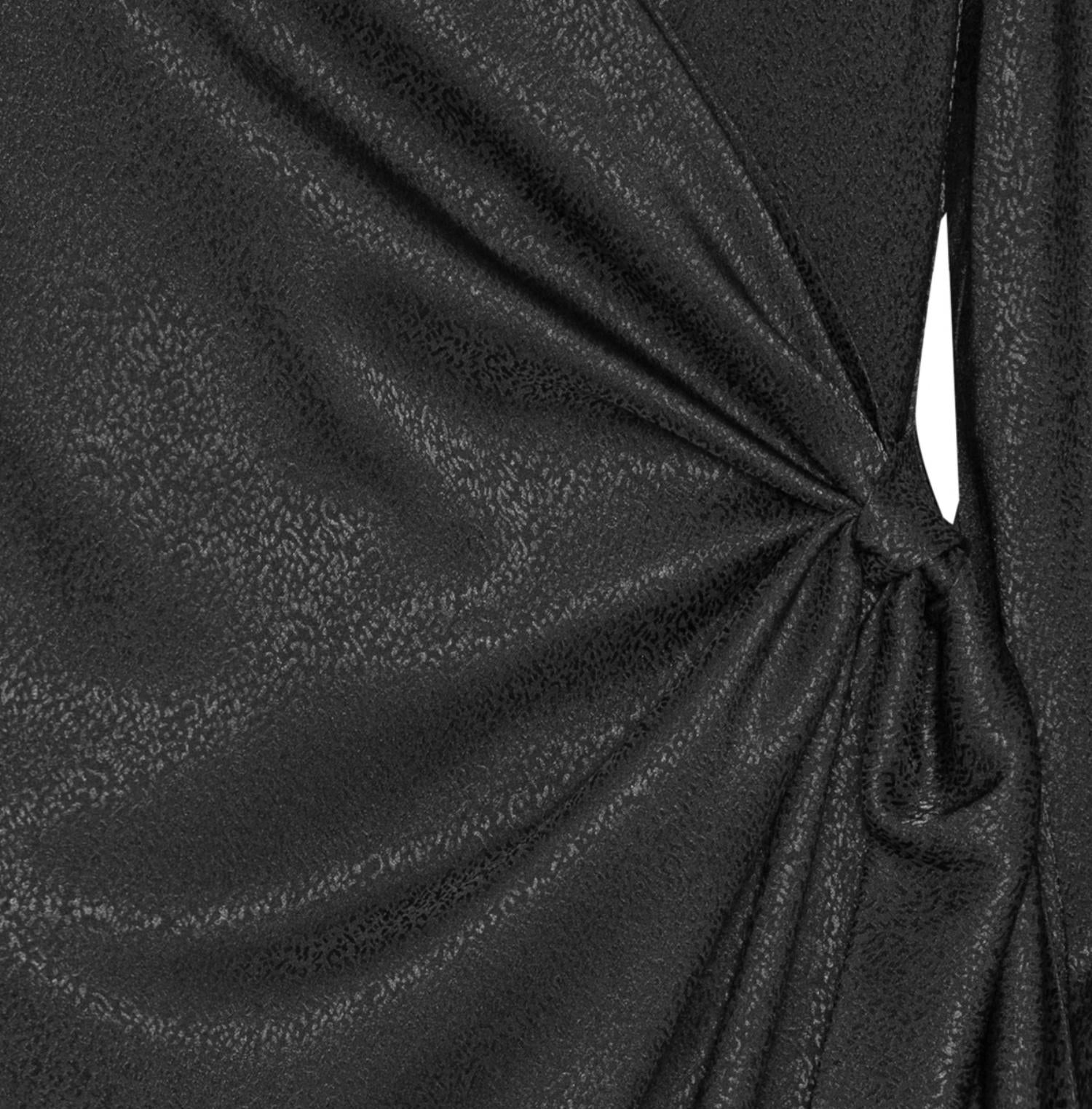Karmamia Women's Ines Dress in black dot leo - women's dress - alternate view