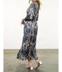 Thml - Heather Metallic Print Maxi Dress