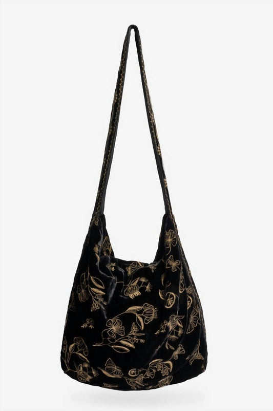 Johnny Was - ARLES SCHIFFLI VELVET WIDE STRAP TOTE BAG