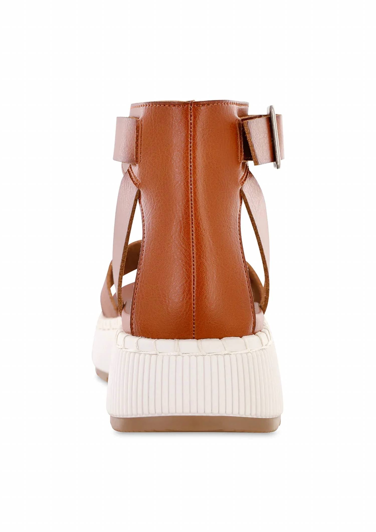 Mia - Women's Cross Stride Vegan Platform Sandals