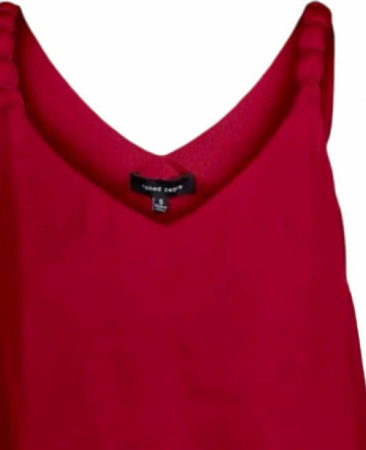 Naked Zebra - Women's Billowy Strap Accent Tank Top