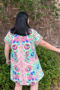 Umgee - Mediterranean Print Dress