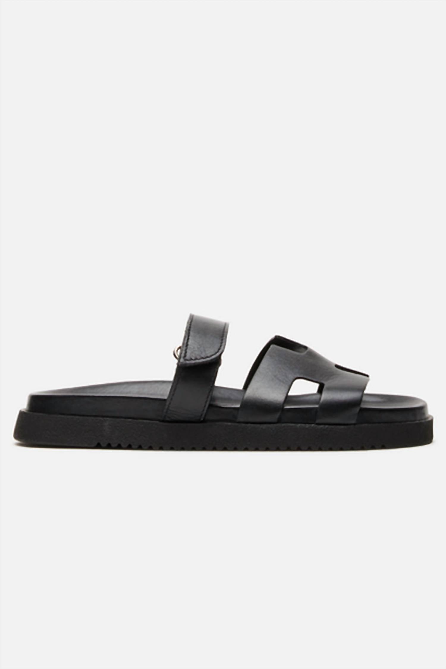 STEVE MADDEN Women's Mayven Flatform Slide Sandals in black - women's sandal