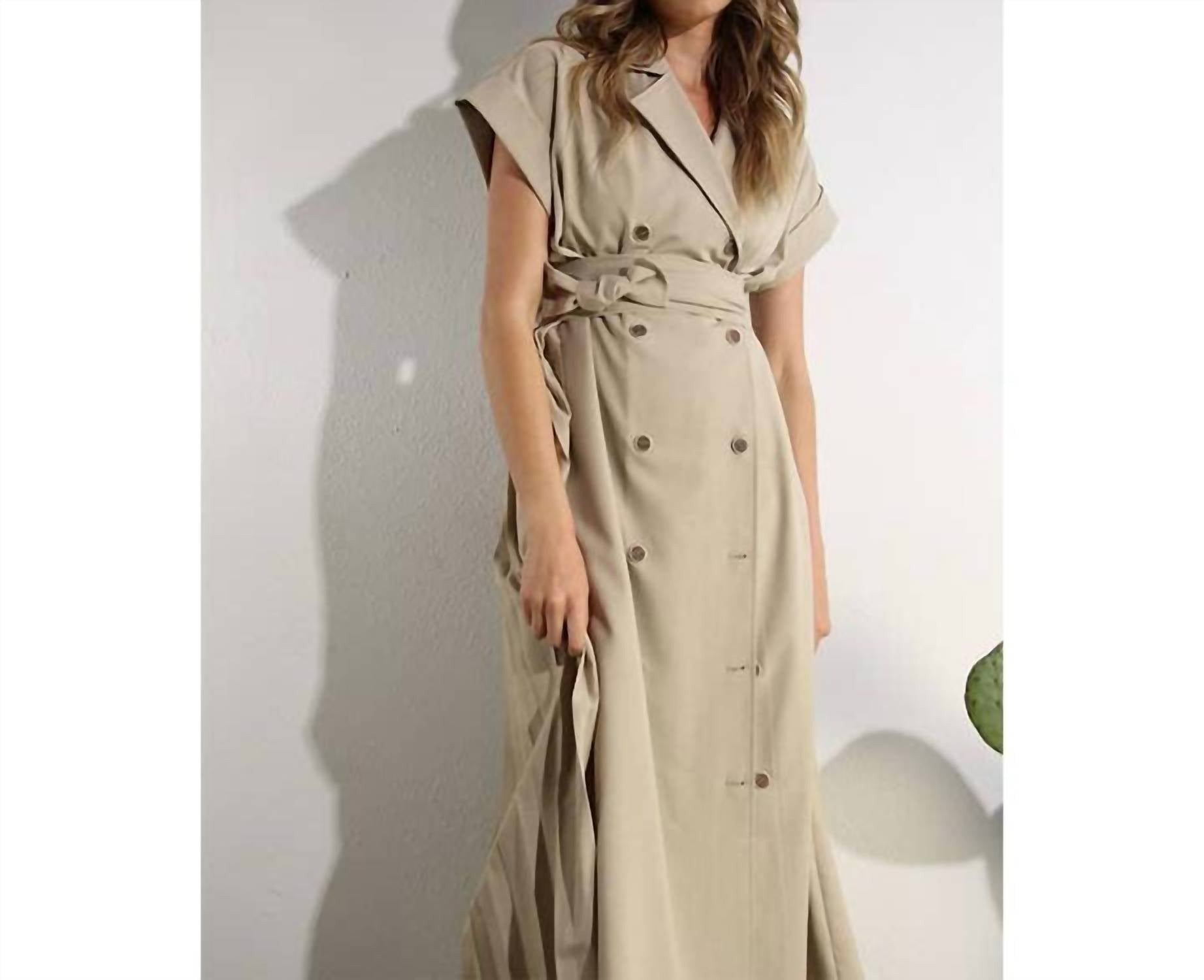 Mulla - Mina Pleated Back Trench Jacket