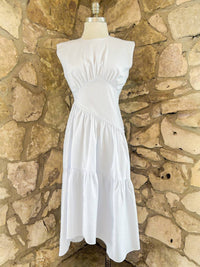 Frame - Women's The Seersucker Gathered Dress