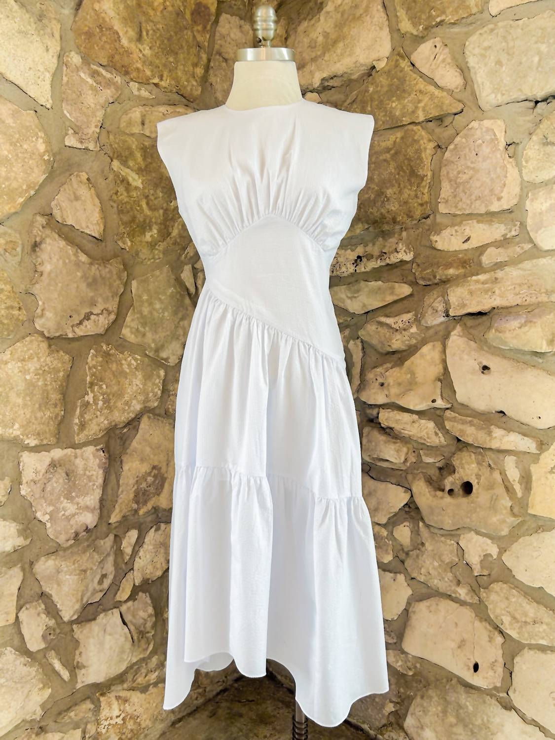 Frame - Women's The Seersucker Gathered Dress