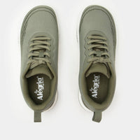 Alegria Women's In8 Comfort Lace Up Sneakers in olive - women's sneaker - view 4