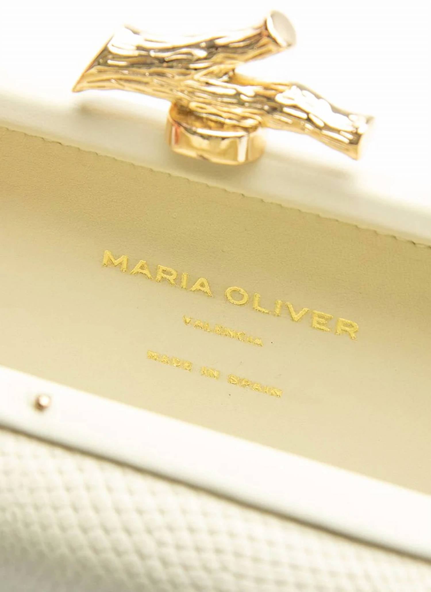 Maria Oliver - Women's Emilia Lizard Clutch Bag