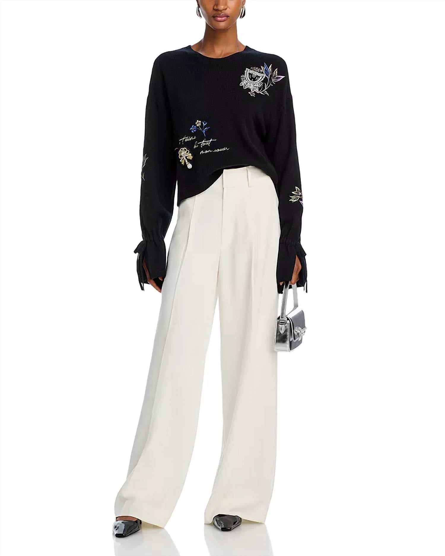 Cinq A Sept - Tasha Heritage Patch Sweater