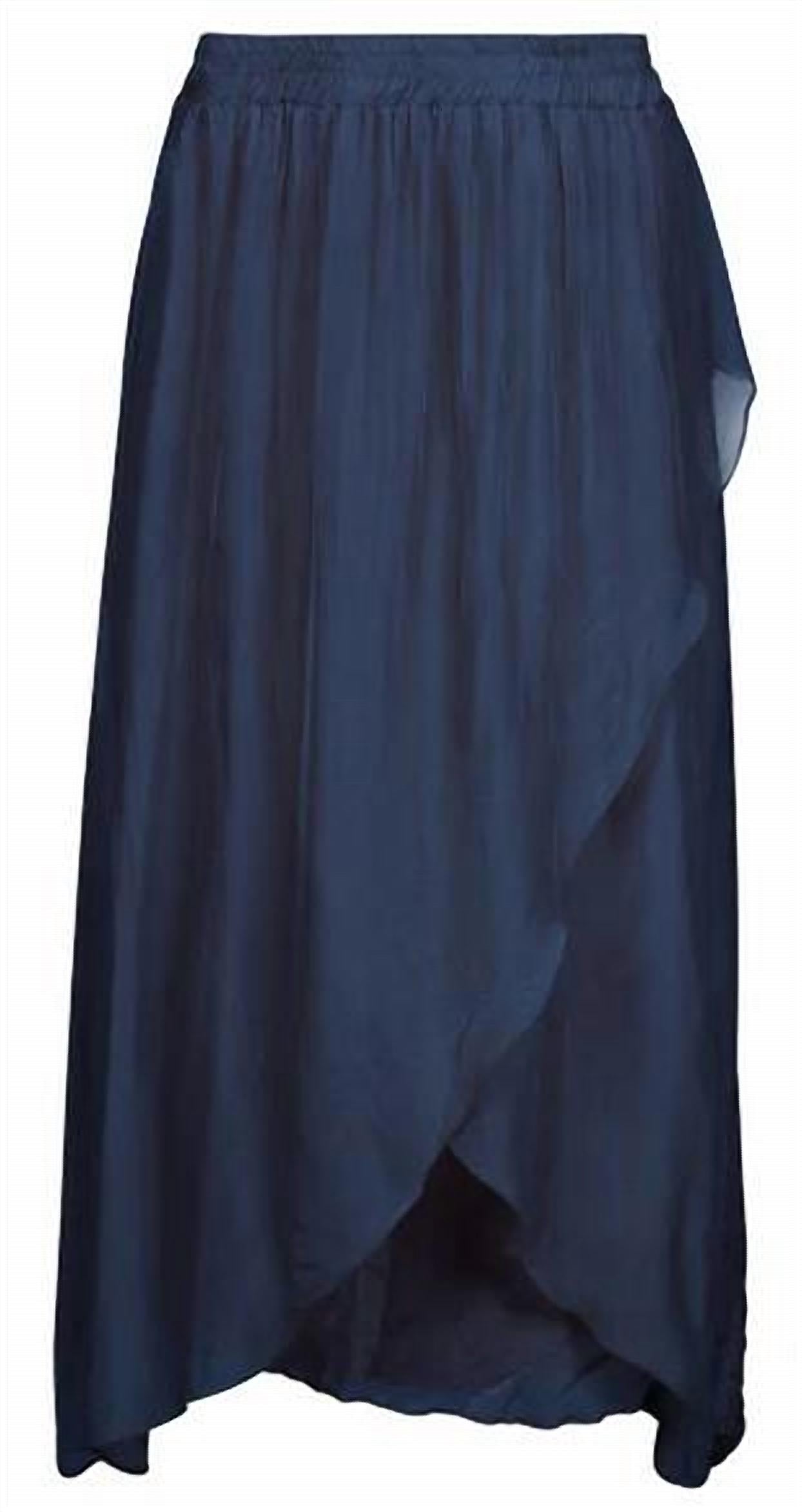 M Made In Italy - Women's Long Silk Skirt