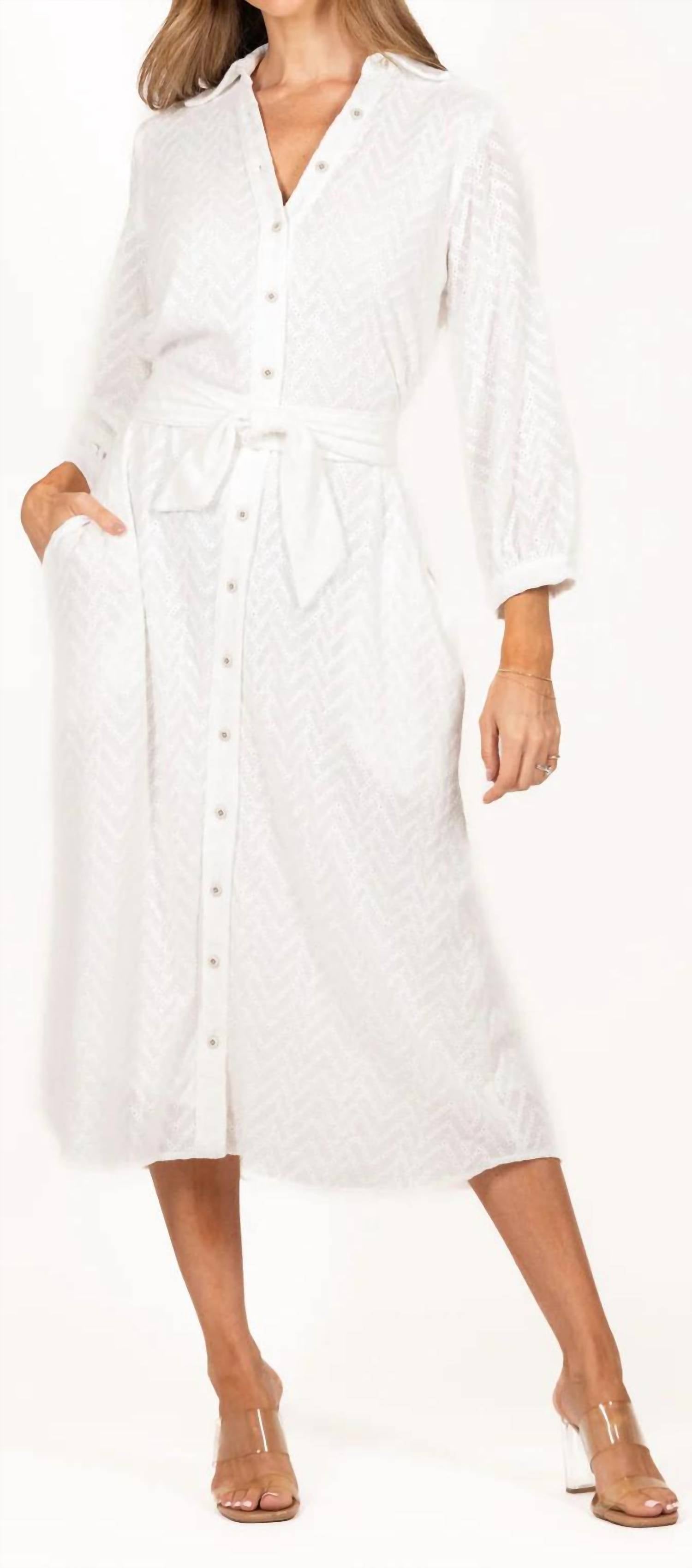 Willa Story Mae Dress in white - women's dress