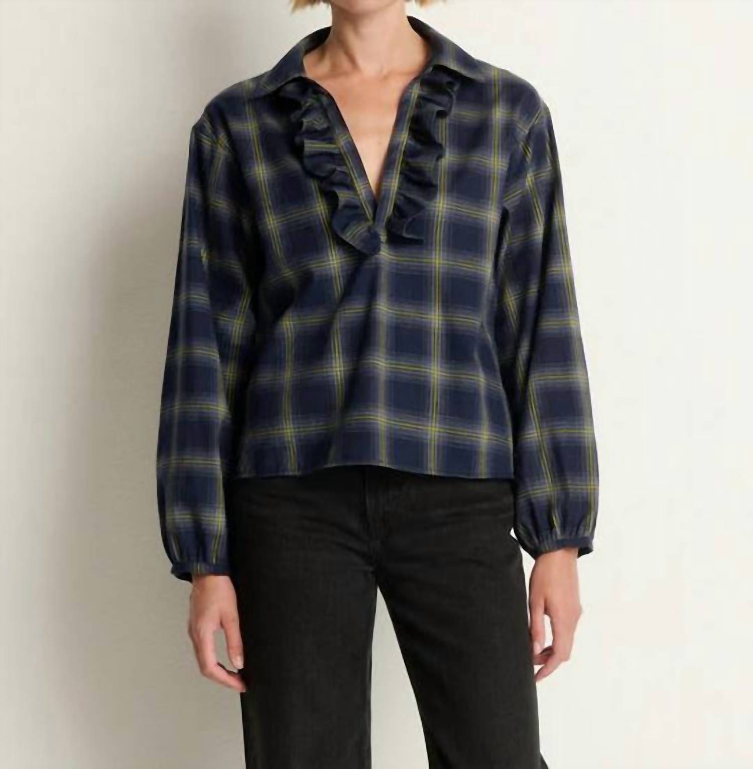 Nation Ltd - Beckett Long Sleeve Blouse