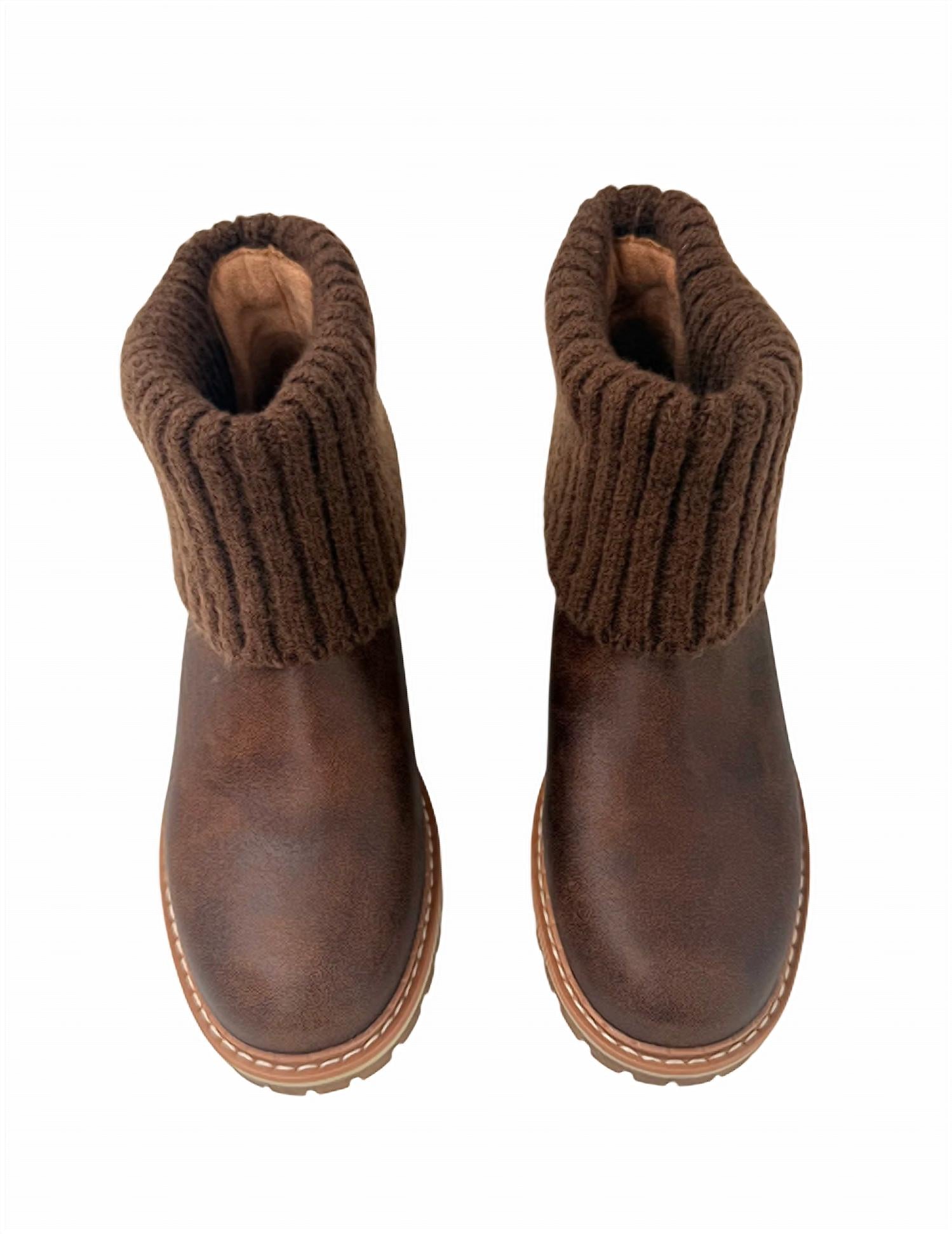 Corkys Footwear Women's Quiver Bootie Shoe in brown oiled - women's shoe - view 4