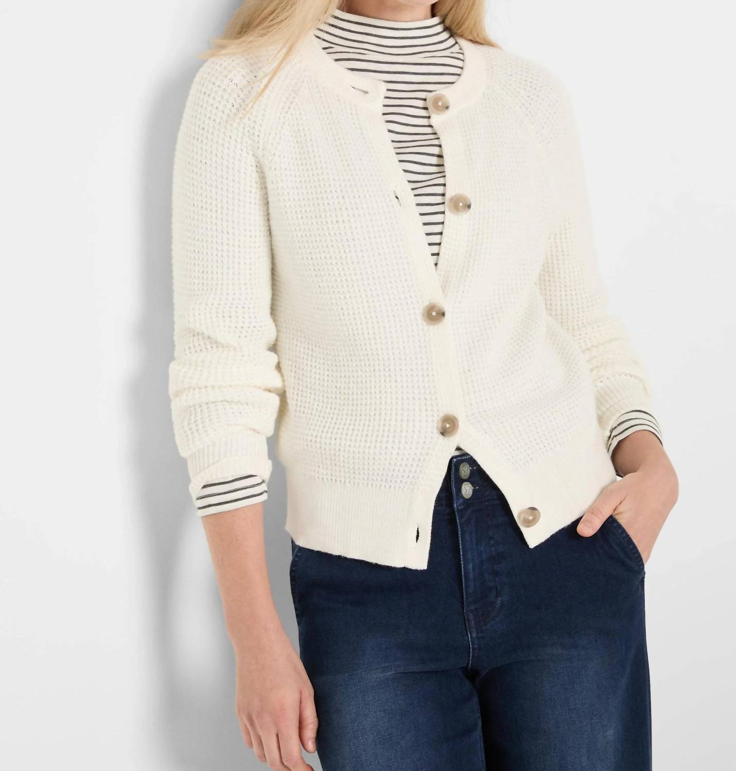 Nic + Zoe - Waffle Tuck Cardigan