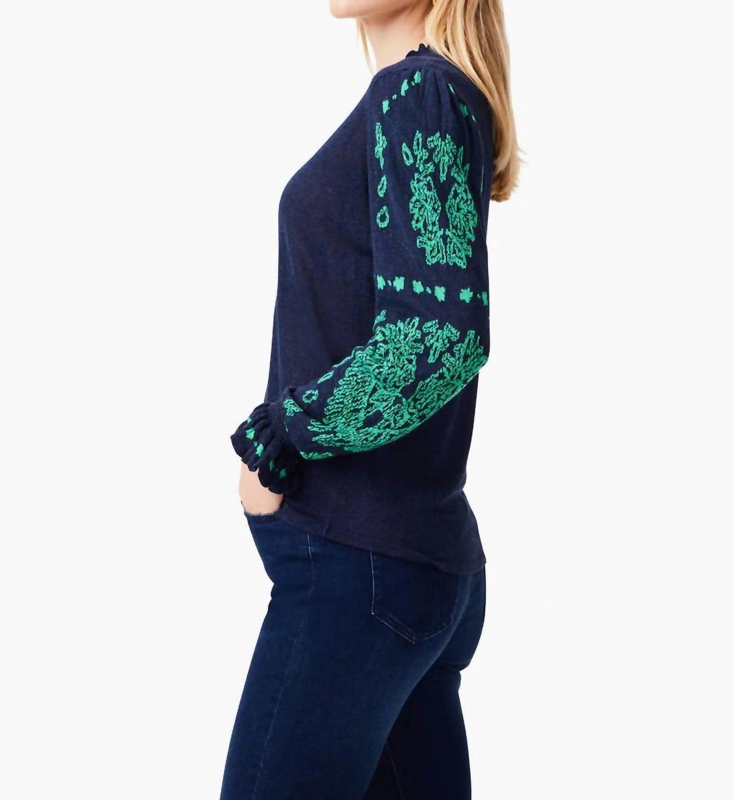 Nic + Zoe - Oceanic Long Sleeve Sweater